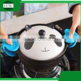 Kitchen Non-stick Silicone Butterfly Bbq Baking Grill Heat Resistant Oven Finger Clip Glove Gloves thumbnail-1