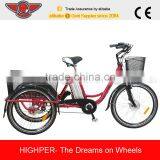 250W 26 Inch Alloy Electric Tricycle, 3 Wheel Electric Bike For Adult (EL08L) thumbnail-3