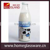 1000ML Printed Glass Milk Bottle thumbnail-5
