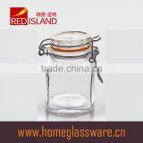 60ml Clear Glass Storage Jar With Clip Top thumbnail-2