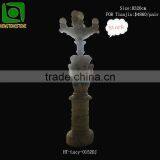 White Marble Lamp With Little Angel Statues thumbnail-1