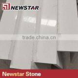 Newstar White Quartz Countertop Edging Strip for Hotel Project thumbnail-4