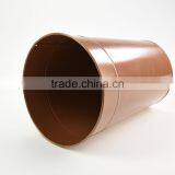 Free Samples Cheap Gold Powder Coated Finish Metal Europe Hotel Restaurant Table Flower Vase thumbnail-2