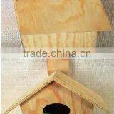 Wood Artificial Bird Nest for Round Wood Window thumbnail-6