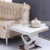 Marble Top Side Table Sofa Table Living Room Furniture thumbnail-1