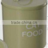 LARGE DOG FOOD CONTAINER With Scoop FOR PET Feeder Metal Tightly Lid Storage Bin thumbnail-4