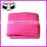 high quality custom pink sweatband