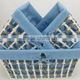 100% Handmade Braided Rope Set Decorative Storage Basket Basket thumbnail-3