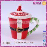 Wholesale Cheap Christmas Gift Ceramic Mug With Lid thumbnail-1