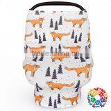 Teepees Baby Car Seat Cover Canopy and Nursing Cover Multi-use Stretchy thumbnail-5