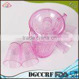 NBRSC Set of 5 Pieces Plastic PS Cold Water Jut Water Kettle Hollow Drinking Bottle PP Pot Watering Can thumbnail-3