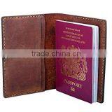 Cheap OEM Genuine Leather RFID Blocking Passport Holder thumbnail-4