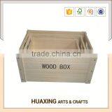 Best Price Wooden Storage Basket With Handle thumbnail-4