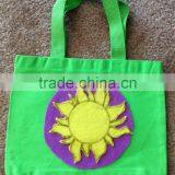 China Supplier Wholesales Promotional Printable Felt Non Woven Lovely Tote Bag Shopping Bag thumbnail-2