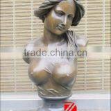 Bronze Nude Girl Bust Statues thumbnail-1