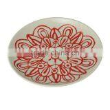 Decorative Custom Hand Painted Ceramic Round Dinner Plates thumbnail-3