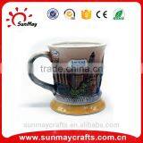 Wholesale Custom High Quality Turkey ALanya Souvenir Ceramic Cup for Sale thumbnail-1