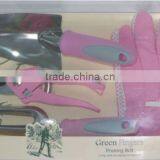Lady Pink Garden Tool Set for Promotion/women Promotion Garden Gift Tool Set/ Lady Tools With Plastic Basket and Box thumbnail-2