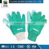 Drill Cotton and PU Leather Garden Gloves thumbnail-2