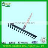 Wooden 24 Tine Poly Leaf Lawn Rake / Hand Gardening Tools Outdoor Tools thumbnail-1