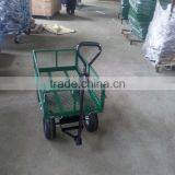 Garden Cart Utility Heavy-Duty Towable Wagon Steel Carts thumbnail-3