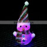 Mini Christmas Colorful Snowman Led Light thumbnail-3