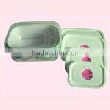 4Pcs Plastic Microwave Container thumbnail-2