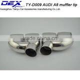 Factory Price Car Part 304 Stainless Steel A-udi a8 Muffler Exhaust Tip thumbnail-3