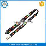 Brand Quality Logo Customized Silk Screen Printed Lanyard With Safety Buckle thumbnail-1
