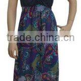 High Quality Print Maxi Sleeveless Long Boutique Causal Dress thumbnail-1
