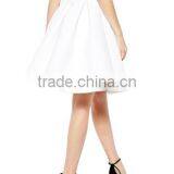 Solid High Waist Ruffled Mini Skirt thumbnail-2