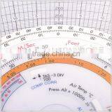 Kearing Brand,#KCRP- 5 White Slide Graphic Student Plotter/flight Computer Equipement for Pilot thumbnail-2