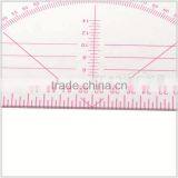 Kearing Flexible Plastic Garment Triangular With Sandwich Line Transparent Scale Ruler With Scales 1/3 &1/4&1/5 #8345 thumbnail-4