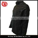 Custom Quality Cool Winter Men pu Leahter Jacket With Pocket thumbnail-2