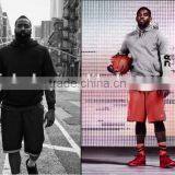 Mens Womens Hip Hop Hooded Fleece Basketball 100% Cotton Sets Sport Fleece Autumn Winter Short Sleeves Custom Fleece thumbnail-1