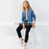 Woemen Baseball Bomber Jacket With Zip and Pocket Custom Design thumbnail-4