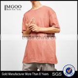 MGOO Wholesale Cotton Plain Streetwear Fashion Softex Round Neck T-Shirts OEM Big Quality T-shirt Manufacturer