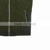 Spring Olive Green Denim Bomber Jacket Mens thumbnail-6