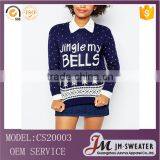 New Design Women Christmas Sweater With Short Sleeve thumbnail-1