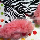 2014 Wholesale Baby Leggings Baby Leg Warmers Monster Gloves Pink Zebra Cotton Ruffle Leg Warmers For Kids thumbnail-2