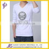 Ecoach 95%cotton 5%elastane Soft Fabric Round Neck Short Sleeve Printed Men's Custom Super Longline T Shirt thumbnail-4