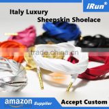 Genuine 7mm Sheepskin Shoelace Strings for Adidas Ultra Boost - Black/White/Red/Blue/Gray/Gold/Silver/Pink/Orange eBay Supplier