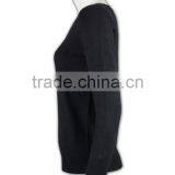 ISO9001/BSCI Manufature Round Neck Blank Ladies Formal Cardigan Sweater thumbnail-3