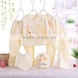 Good Quality Cotton Animal Printing Cheap Newborn Baby Clothing Set thumbnail-3