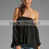 off Shoulder Ruffle Top thumbnail-1