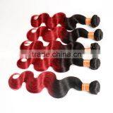 Colored Two Tone Hair Weave,ombre Hair Extensio,peruvian Hair Weaving thumbnail-2