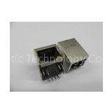 OEM Integrated 10/100M Tab Down RJ45 Network Connector With Transformer for 10/100BASE-T/TX Applicat thumbnail-1