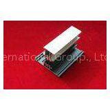 White Coated Extruded Aluminum Profile Wall Thickness 0.6-1.2 For Windows