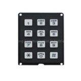 Vandalism Proof Waterproof Rugged Plastic Mini Numeric Keypad thumbnail-1