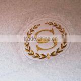 Cotton Bath Rug Hand Tuffted With Embroidered Logo thumbnail-4